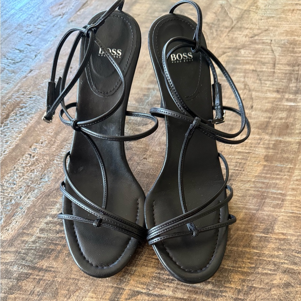 Hugo Boss Black Strappy Women's Sandals